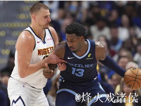 约基奇40+10掘金加时力克猛龙 公牛翻盘战胜灰熊